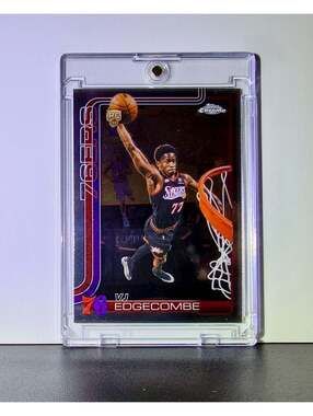 VJ Edgecombe Rookie 2025-26 NBA Topps Chrome Update #153 Basketball Card 76ers